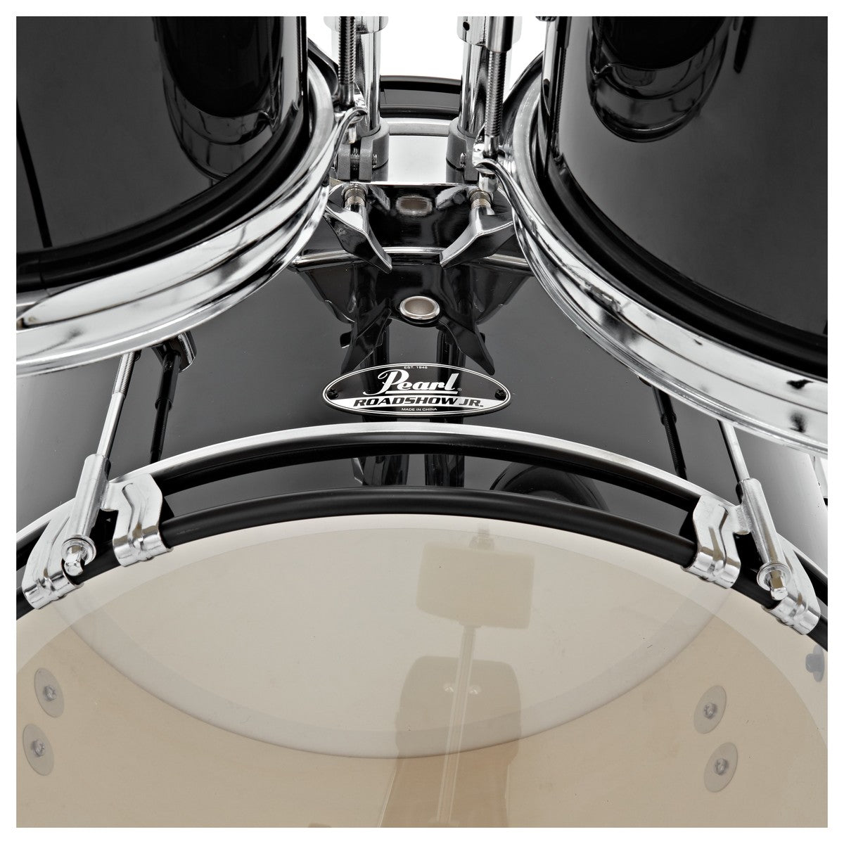 Pearl Roadshow Junior 5pc Drum Kit, Jet Black